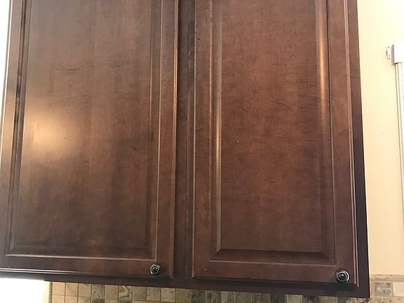 Custom cabinets/backsplash