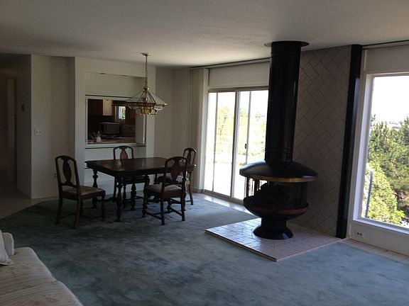 Living room with patio