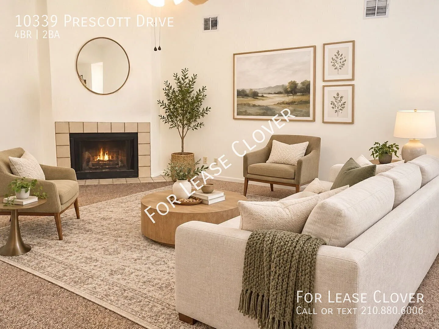4 Bedroom Home in Heritage Farms with Fireplace, Covered Patio and 2 Car Garage — Photo 3