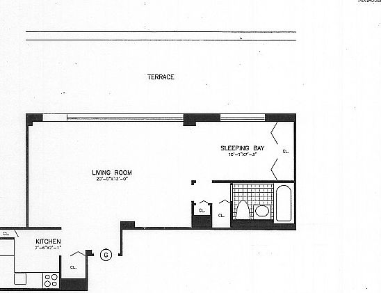 2nd image of 330 E 46th St Penthouse G