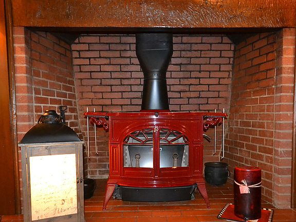 Unused Wood Burning Stove