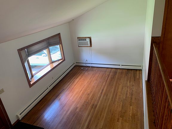 Upper level hallway overlooking the living room