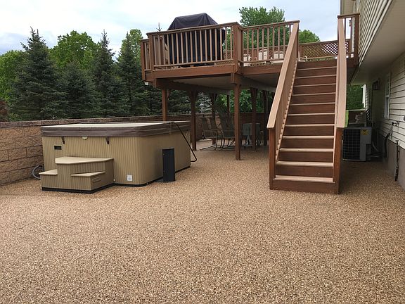 Large Riverstone Patio