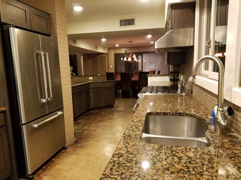 Kitchen view to dining room