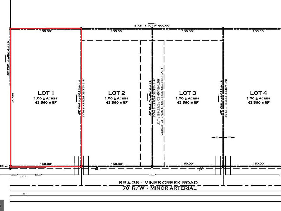 1st image of LOT 1 Vines Creek Rd