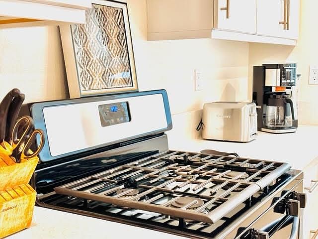 Fully stocked kitchen