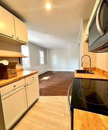 View from Kitchen into Living Room