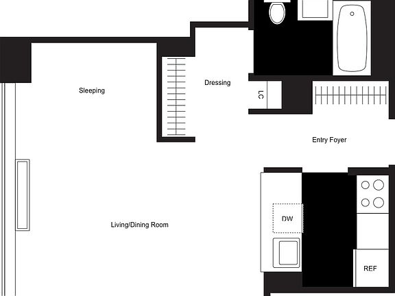 2nd image of 500 W 56th St APT 904