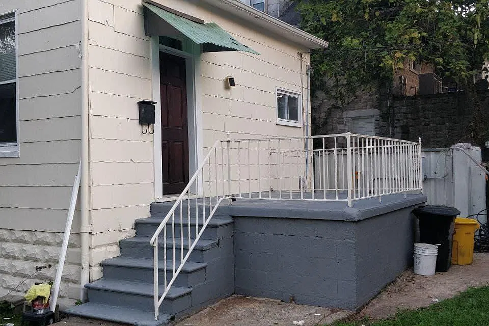 This is the entrance for this unit