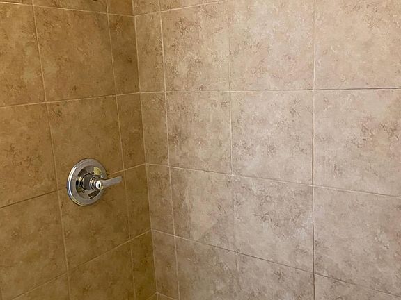 Tiled shower enclosure