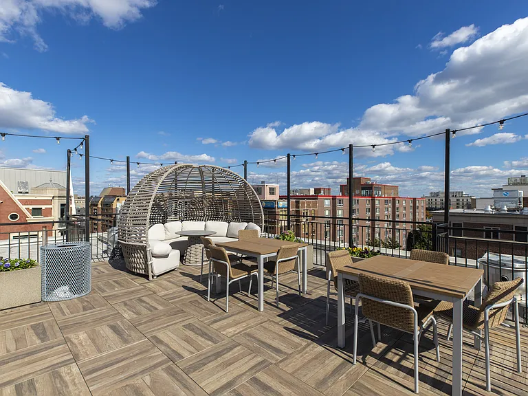 Rooftop deck