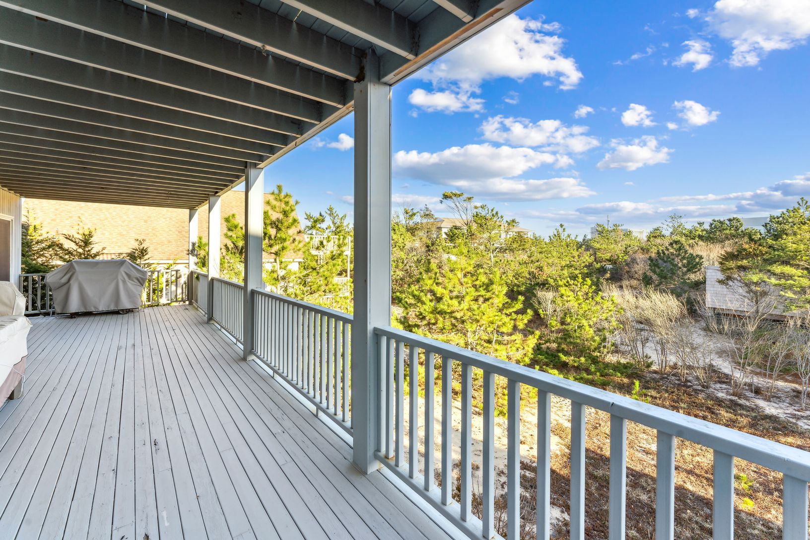 cover porch great for grilling, even in the rain