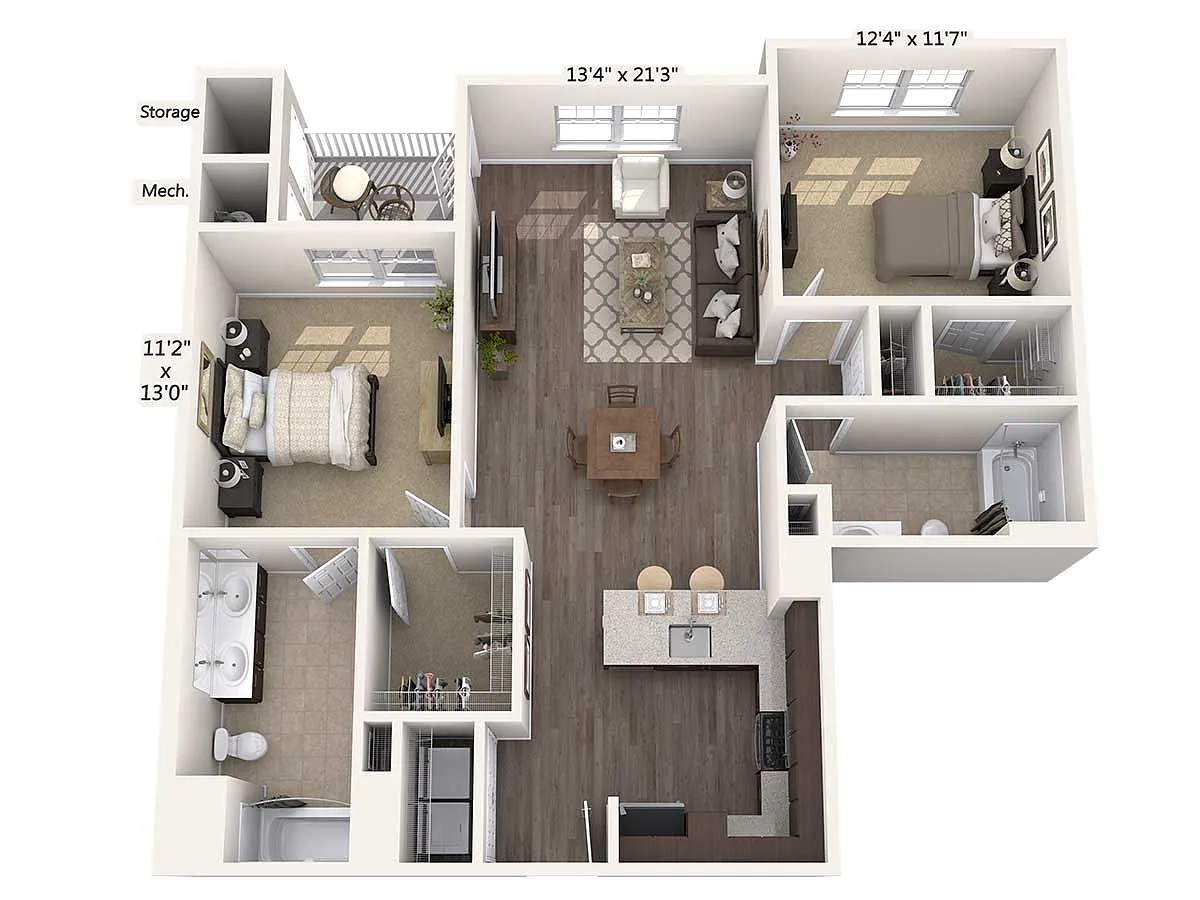 Floor plan B2