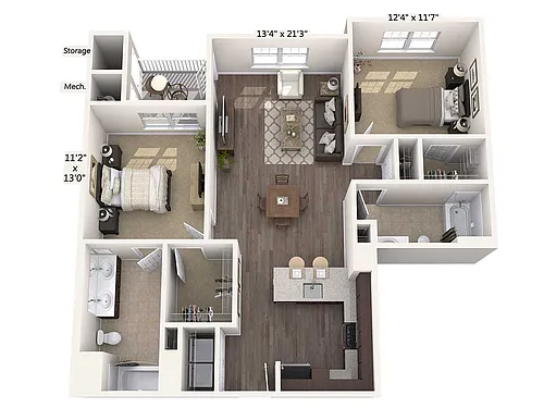 Floor plan B2