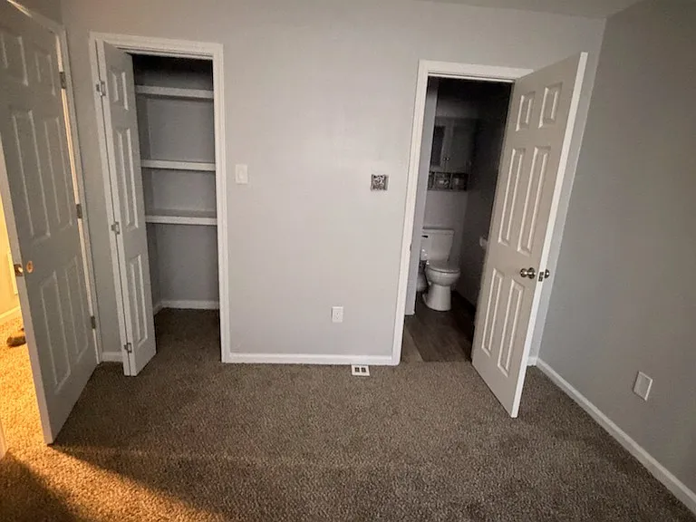 Master Bedroom w/ closet and private bathroom