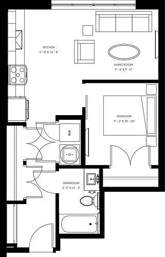 Floor plan S3 - Studio