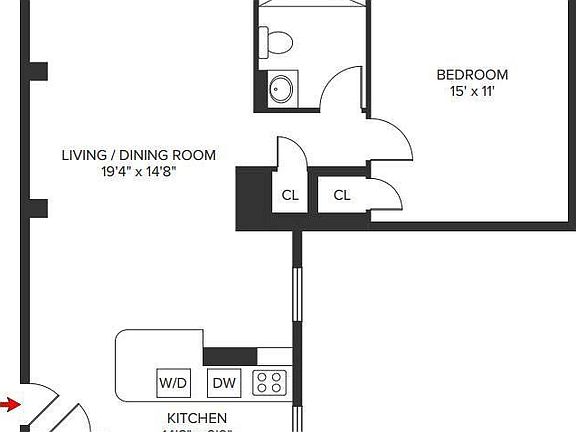 2nd image of 200 W 108th St APT 1B