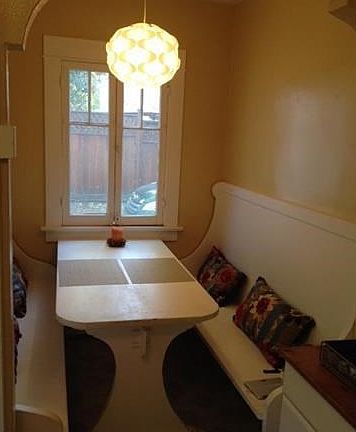 Adorable Eat in Breakfast nook in kitchen.