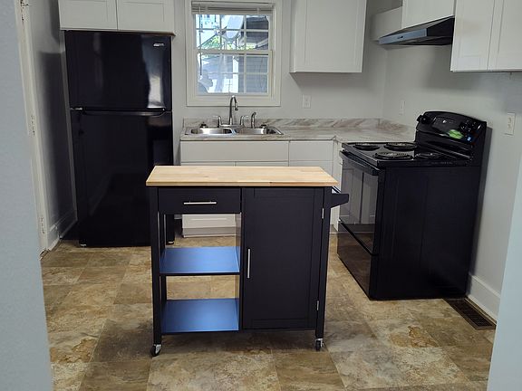 view of kitchen from the living room area