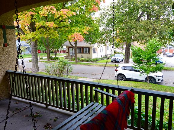 View from front porch swing