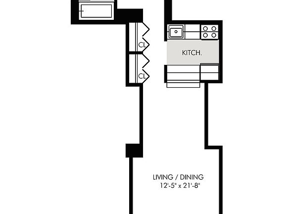 2nd image of 45 Wall St APT 2613