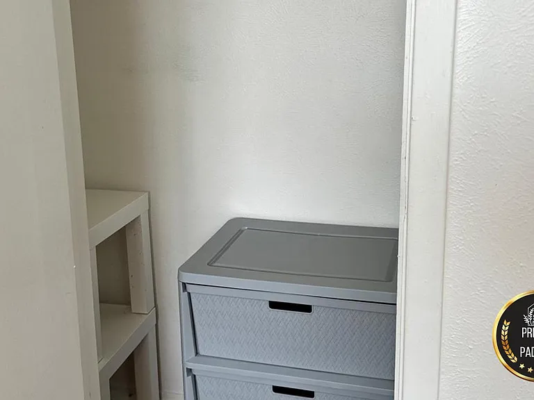 Storage space available