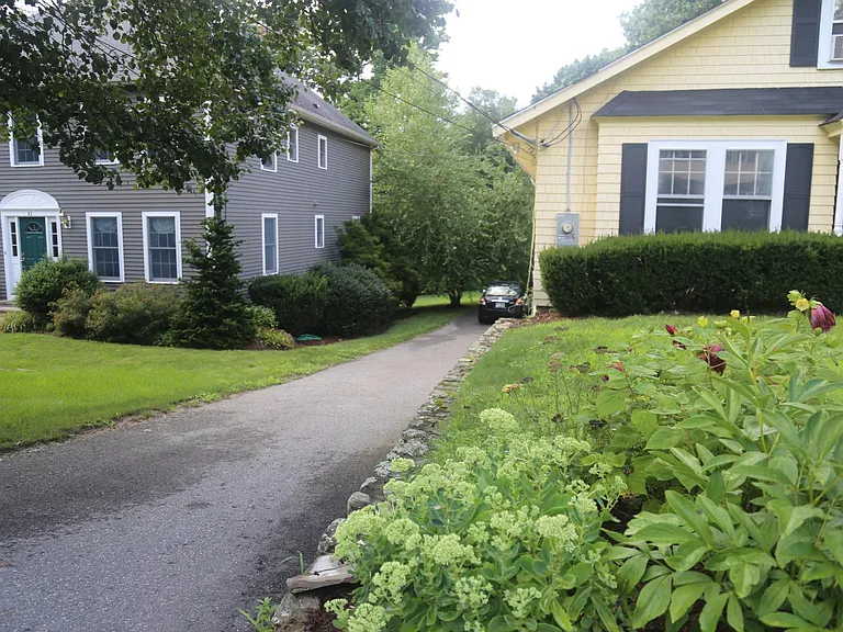 Driveway and front yard