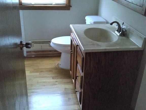 The main floor bathroom