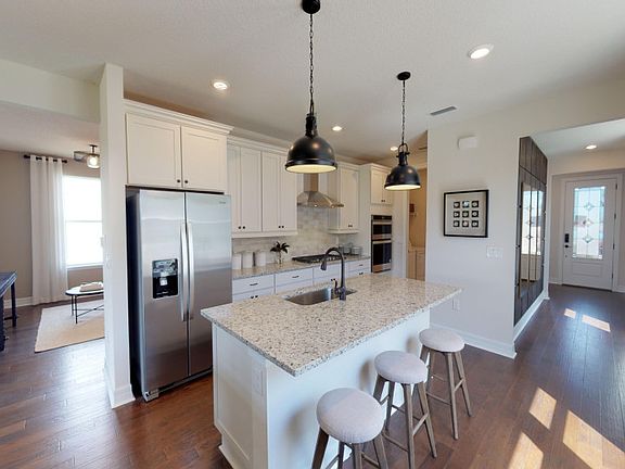 Model Representation Open concept kitchen