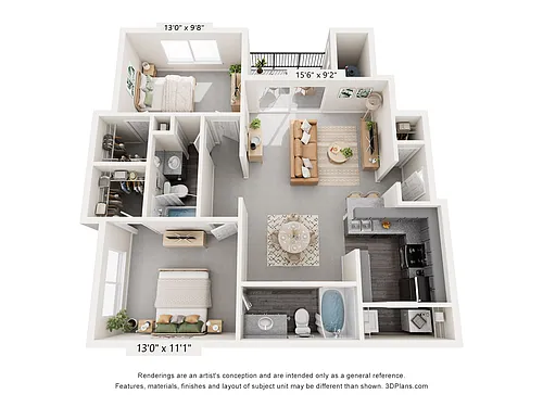 Floor plan B2-M