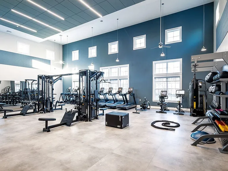 State-of-the-art fitness center