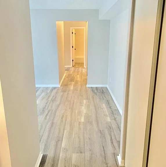 Main entryway, hallway to bedrooms and bathroom.