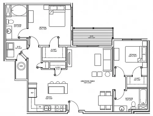 Floor plan B4E