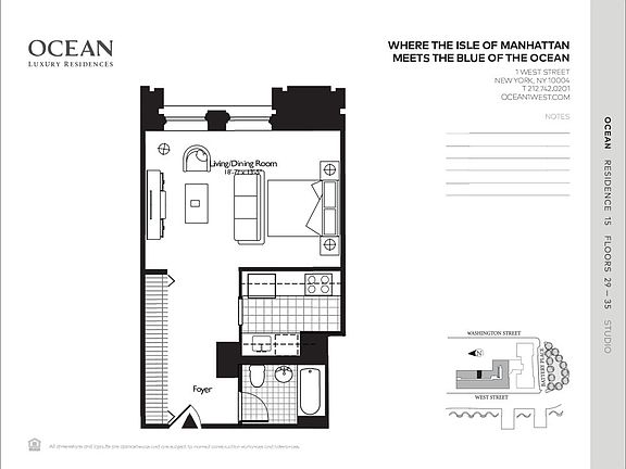 2nd image of 1 West St APT 3515