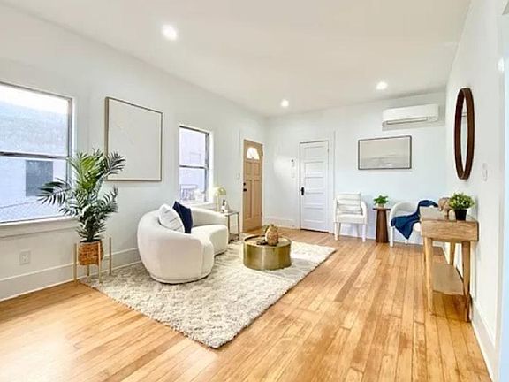 Living room facing east (front door on north.)