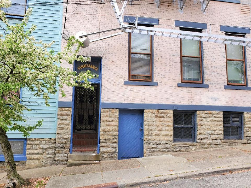 Street view with secure entry and laundry access