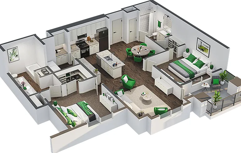The Villas at Ridgeview Falls Apartments — Photo 40
