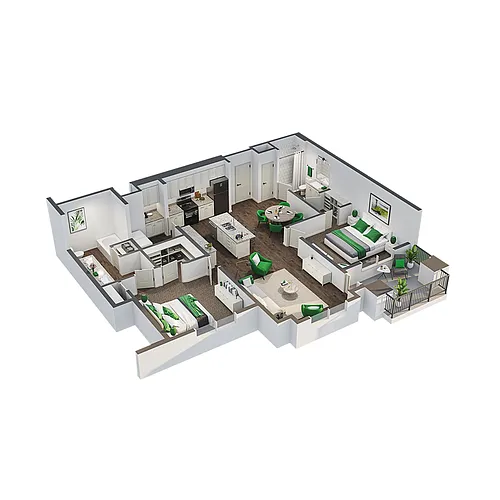 Floor plan B3