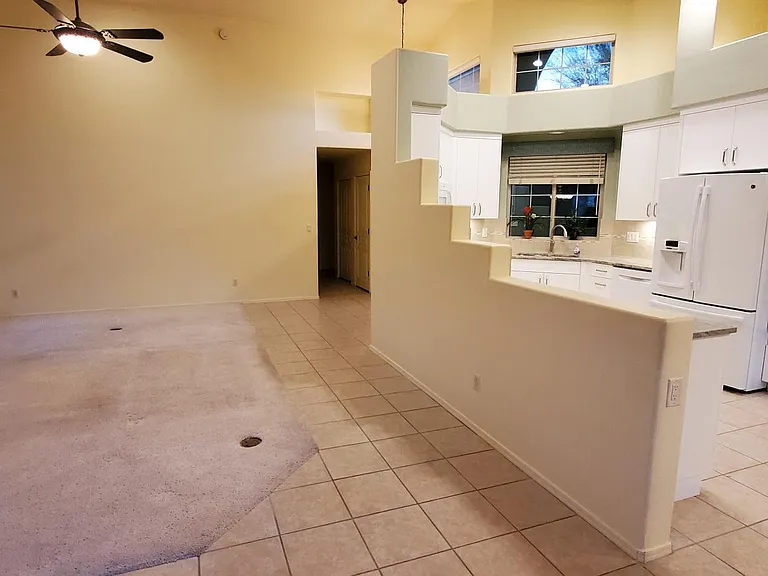 Open Concept kitchen overlooking the living room