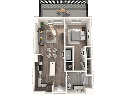 Floor plan A1B