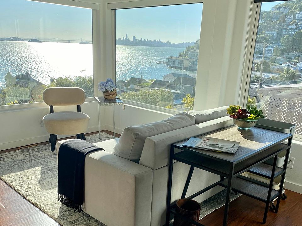 Living room and desk view