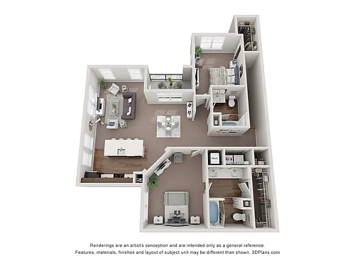 Floor plan Windward II