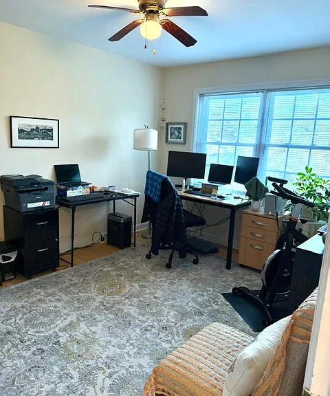 Bedroom with 2 closets.