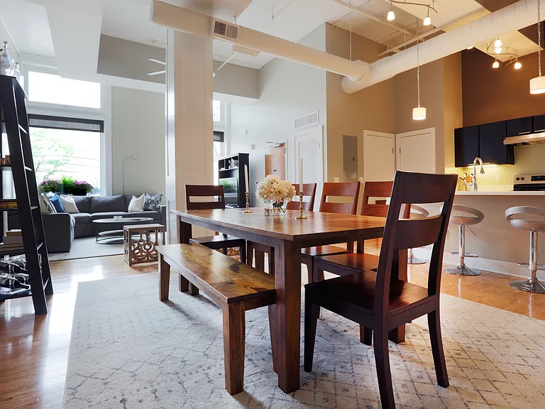East 8 Lofts open floorplan