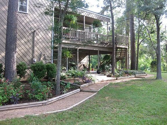 side view of deck