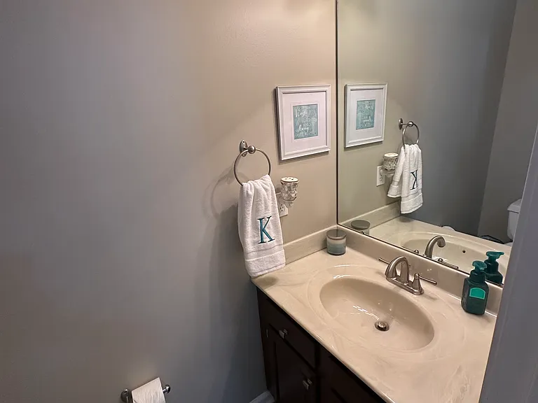 Additional half bath on first floor
