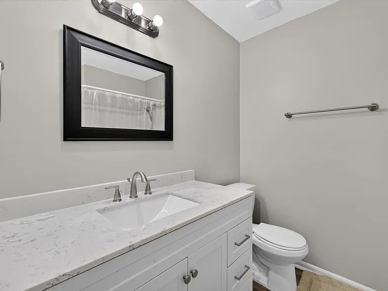 Bedroom level guest bathroom