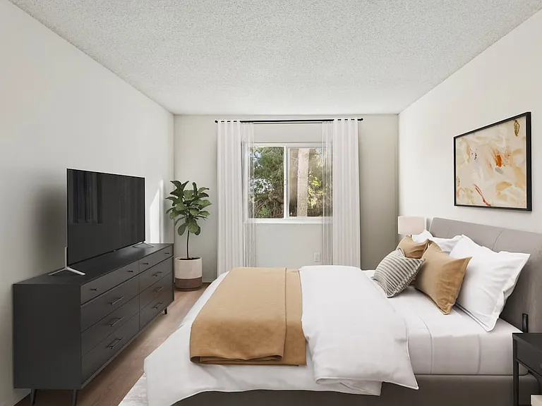 Classic Package II bedroom with hard surface flooring (select homes)