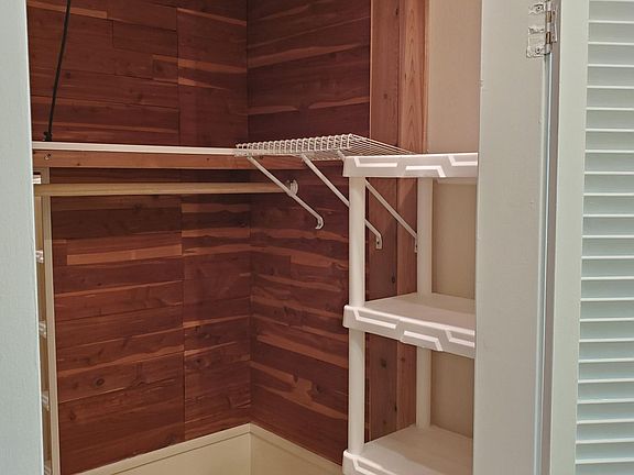 walk in cedar closet