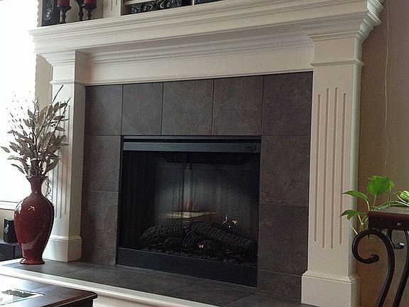 Beautiful fireplace 